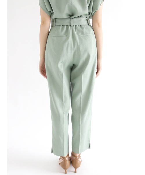 Te chichi（テチチ）の「【貴島明日香コラボ】麻調ウエストリボンパンツ（セットアップ可）（その他パンツ・レディース・ブラウン/グリーン/ベージュ・SMALL/MEDIUM）」の9枚目の写真