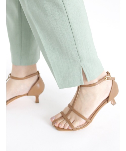 Te chichi（テチチ）の「【貴島明日香コラボ】麻調ウエストリボンパンツ（セットアップ可）（その他パンツ・レディース・ブラウン/グリーン/ベージュ・SMALL/MEDIUM）」の13枚目の写真