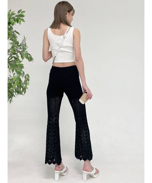 GYDA（ジェイダ）の「PARM TREE PROCESSING タンクトップ（タンクトップ・レディース・ブラック/オフホワイト/グリーン・FREE）」の17枚目の写真