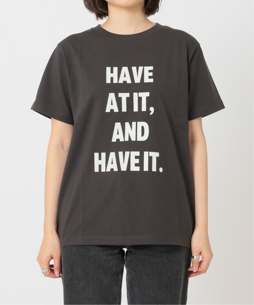 JOURNAL STANDARD relume（ジャーナルスタンダード　レリューム）の「《追加3》HAVE ITロゴハーフスリーブTシャツ（Tシャツ/カットソー・レディース・ホワイト/グレー・FREE）」の22枚目の写真