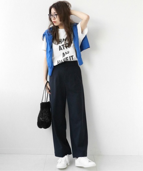 JOURNAL STANDARD relume（ジャーナルスタンダード　レリューム）の「《追加3》HAVE ITロゴハーフスリーブTシャツ（Tシャツ/カットソー・レディース・ホワイト/グレー・FREE）」の17枚目の写真