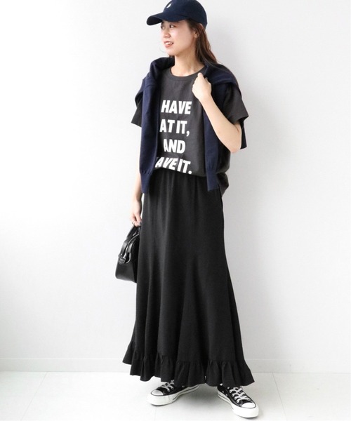 JOURNAL STANDARD relume（ジャーナルスタンダード　レリューム）の「《追加3》HAVE ITロゴハーフスリーブTシャツ（Tシャツ/カットソー・レディース・ホワイト/グレー・FREE）」の16枚目の写真