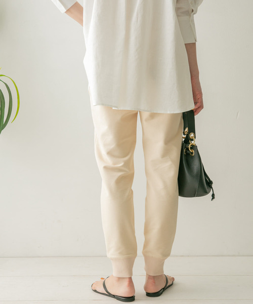 URBAN RESEARCH Sonny Label（アーバンリサーチサニーレーベル）の「カットツイルレギンスパンツ（その他パンツ・レディース・ブラック/ベージュ・FREE）」の3枚目の写真