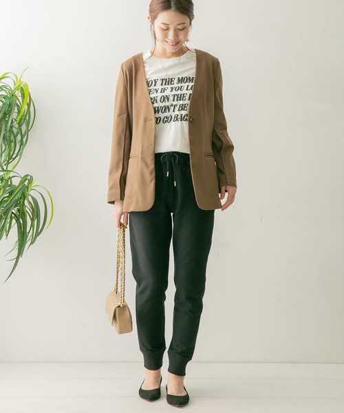 URBAN RESEARCH Sonny Label（アーバンリサーチサニーレーベル）の「カットツイルレギンスパンツ（その他パンツ・レディース・ブラック/ベージュ・FREE）」の20枚目の写真