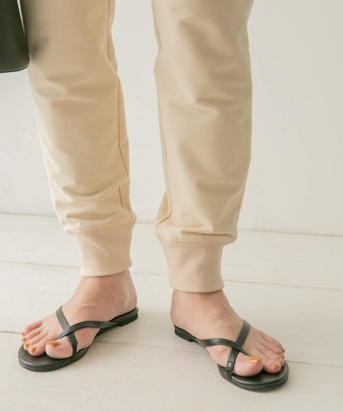 URBAN RESEARCH Sonny Label（アーバンリサーチサニーレーベル）の「カットツイルレギンスパンツ（その他パンツ・レディース・ブラック/ベージュ・FREE）」の9枚目の写真