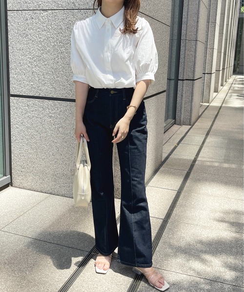 apres jour(アプレジュール)の「2WAYショルダーシャツブラウス【ZOZOTOWN限定アイテム】(シャツ/ブラウス・レディース・ネイビー/オフホワイト/サックスブルー/ピンク/ピンク系その他・X-LARGE/フリー)」の10枚目の写真