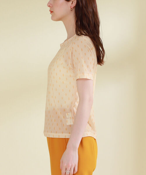 Ray BEAMS（レイビームス）の「Ray BEAMS / ミニ ロゴ ハーフスリーブ Tシャツ（Tシャツ/カットソー・レディース・ブラック/ベージュ・ONE SIZE）」の22枚目の写真