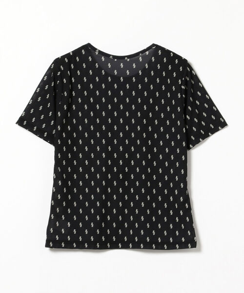 Ray BEAMS（レイビームス）の「Ray BEAMS / ミニ ロゴ ハーフスリーブ Tシャツ（Tシャツ/カットソー・レディース・ブラック/ベージュ・ONE SIZE）」の5枚目の写真