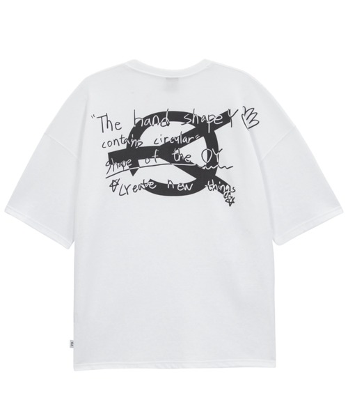 OY（オーワイ）の「『OY/オーワイ』MONOCHROME BOSS LOGO T/モノクロームボスロゴ 半袖Tシャツ（Tシャツ/カットソー・メンズ・ホワイト/ブラック・M/L）」の2枚目の写真
