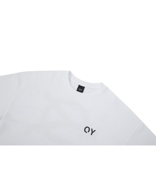 OY（オーワイ）の「『OY/オーワイ』MONOCHROME BOSS LOGO T/モノクロームボスロゴ 半袖Tシャツ（Tシャツ/カットソー・メンズ・ホワイト/ブラック・M/L）」の4枚目の写真