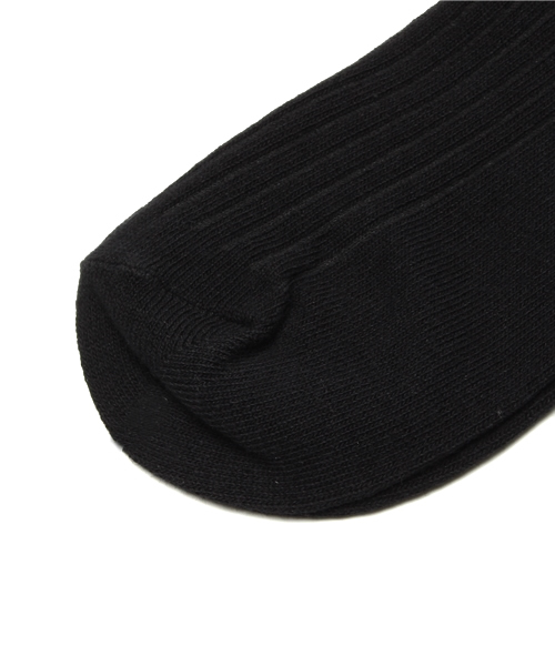 ROSE BUD（ローズバッド）の「LR-15116 STRIPE RIB SOCKS（ソックス/靴下・レディース・ホワイト/ブラック・ONE SIZE）」の4枚目の写真