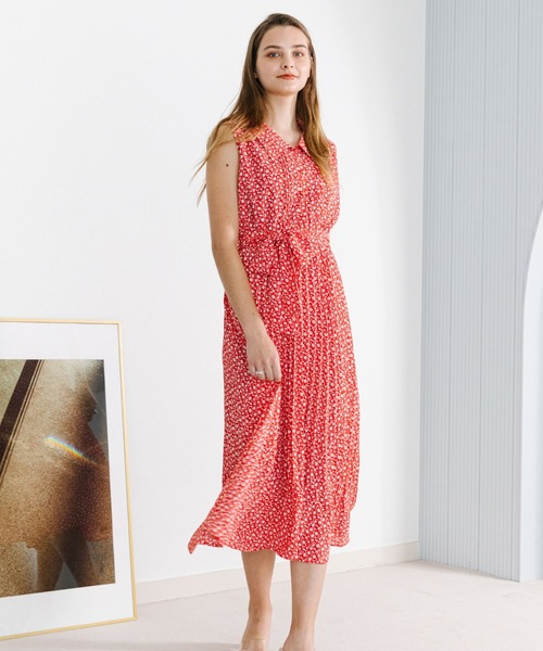 セール】小花柄ノースリワンピース（ワンピース）｜Cheek