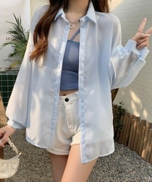 カラーシアーシャツ