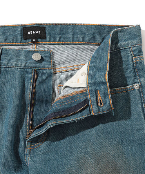 BEAMS（ビームス）の「BEAMS / ペイント サビ パンツ（デニムパンツ・メンズ・ブルー系その他/ワンウォッシュ・S/XL/L/M）」の6枚目の写真