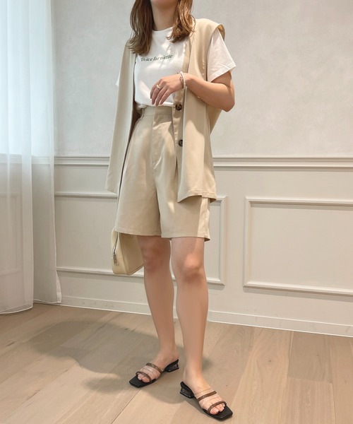 apres jour(アプレジュール)の「【セットアップ可能】ジレベスト【ZOZOTOWN限定アイテム】(ベスト・レディース・イエロー/モカ/ライトベージュ・X-LARGE/フリー)」の18枚目の写真