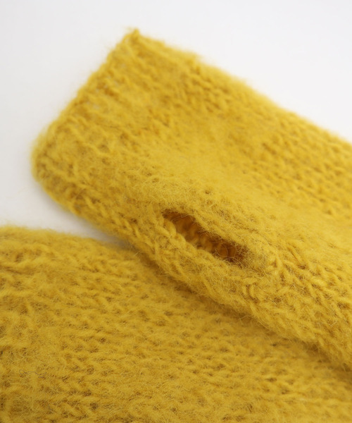 I am I in fact...(アイアムアイインファクト)の「BRUSHED WOOL ARM WARMER(アームカバー・レディース・ホワイト/レッド/イエロー/ブルー/グリーン・FREE)」の12枚目の写真
