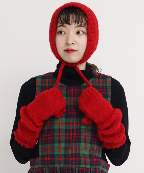 I am I in fact...(アイアムアイインファクト)の「BRUSHED WOOL ARM WARMER(アームカバー・レディース・ホワイト/レッド/イエロー/ブルー/グリーン・FREE)」の9枚目の写真