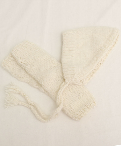 I am I in fact...(アイアムアイインファクト)の「BRUSHED WOOL ARM WARMER(アームカバー・レディース・ホワイト/レッド/イエロー/ブルー/グリーン・FREE)」の14枚目の写真