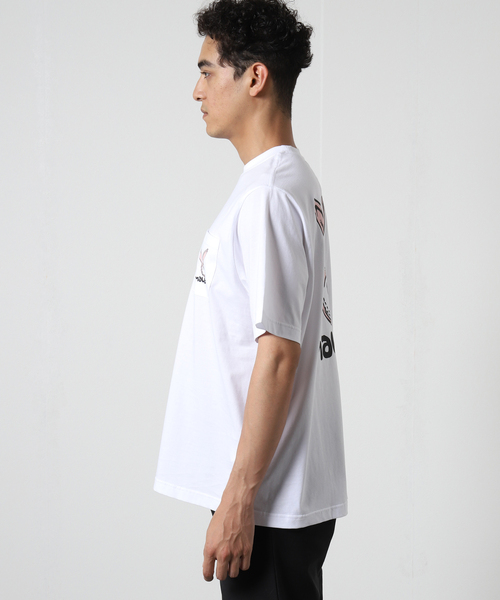 JOURNAL STANDARD(ジャーナルスタンダード)の「【MALBON GOLF/マルボン】ラビット 刺繍ロゴ ポケットTシャツ(Tシャツ/カットソー・メンズ・ホワイト/ブラック・MEDIUM/LARGE)」の6枚目の写真