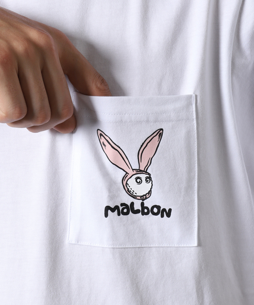 JOURNAL STANDARD(ジャーナルスタンダード)の「【MALBON GOLF/マルボン】ラビット 刺繍ロゴ ポケットTシャツ(Tシャツ/カットソー・メンズ・ホワイト/ブラック・MEDIUM/LARGE)」の15枚目の写真