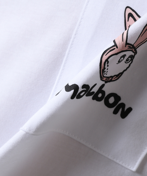 JOURNAL STANDARD(ジャーナルスタンダード)の「【MALBON GOLF/マルボン】ラビット 刺繍ロゴ ポケットTシャツ(Tシャツ/カットソー・メンズ・ホワイト/ブラック・MEDIUM/LARGE)」の8枚目の写真