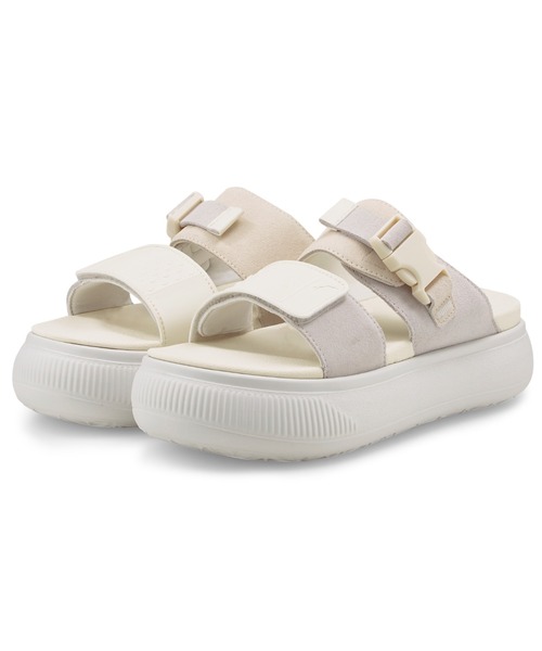 emmi（エミ）の「【emmi atelier】ギャザーストラップサンダル