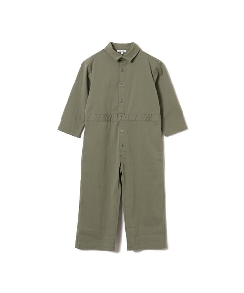 B:MING by BEAMS(ビーミングバイビームス)の「B:MING by BEAMS / シャツ オールインワン(100~140cm)(サロペット/オーバーオール・キッズ・ブラック/セージグリーン・110/100/140/120/130)」の4枚目の写真