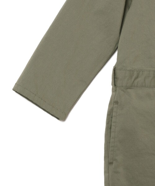 B:MING by BEAMS(ビーミングバイビームス)の「B:MING by BEAMS / シャツ オールインワン(100~140cm)(サロペット/オーバーオール・キッズ・ブラック/セージグリーン・110/100/140/120/130)」の12枚目の写真