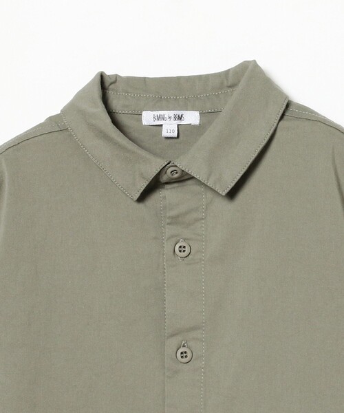 B:MING by BEAMS(ビーミングバイビームス)の「B:MING by BEAMS / シャツ オールインワン(100~140cm)(サロペット/オーバーオール・キッズ・ブラック/セージグリーン・110/100/140/120/130)」の13枚目の写真