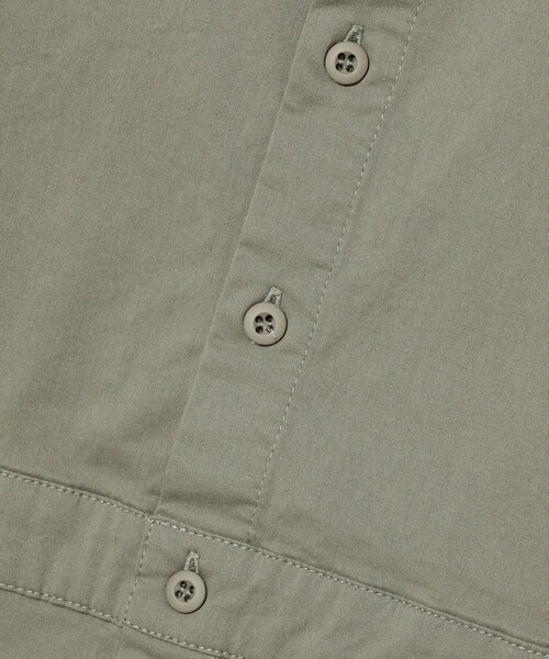 B:MING by BEAMS(ビーミングバイビームス)の「B:MING by BEAMS / シャツ オールインワン(100~140cm)(サロペット/オーバーオール・キッズ・ブラック/セージグリーン・110/100/140/120/130)」の6枚目の写真