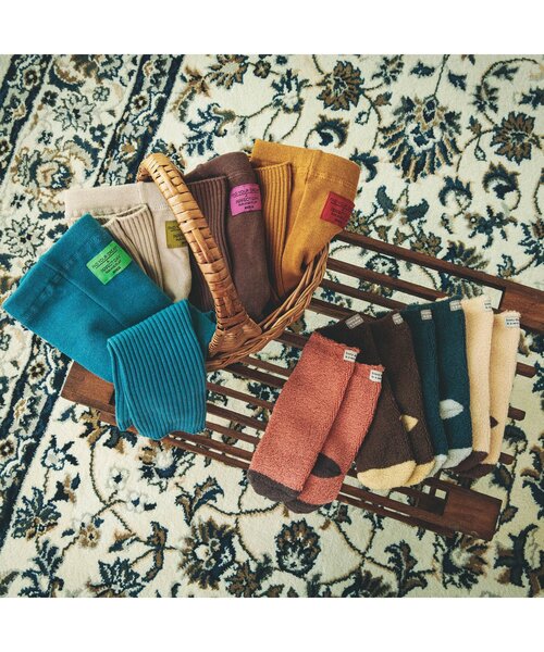 BREEZE(ブリーズ)の「ベビーカラーハイソックス(ベビーシューズ/ベビーソックス・キッズ・ブラウン/アイボリー/ネイビー/ピンク・12/9)」の6枚目の写真