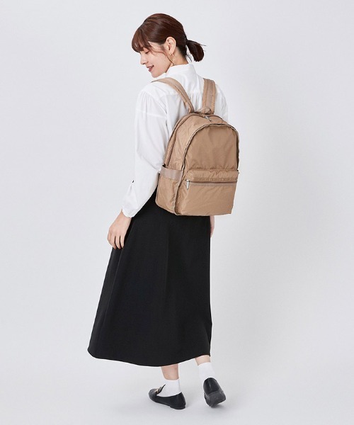 【新品】LeSportsac レスポートサック リュック ベージュ レディース Amazon.co.jp: レスポートサック ベージュ リュックサック