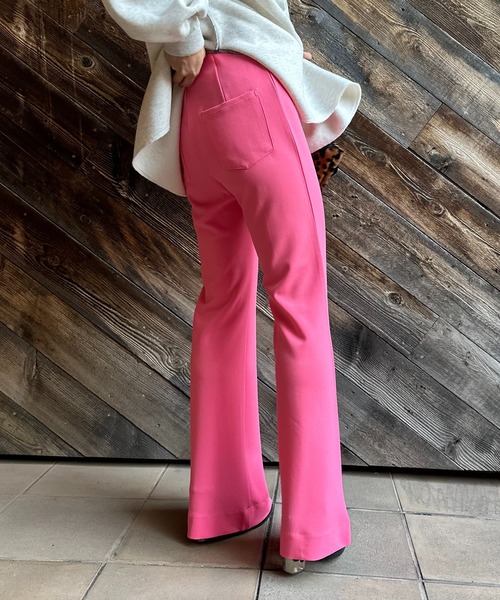 mi via loca（ミヴィアロカ）の「ストレッチフレアパンツ（その他