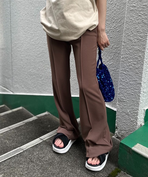 セール】ストレッチフレアパンツ（その他パンツ）｜mi via loca