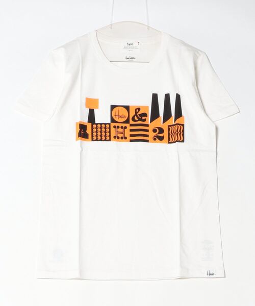 Sync.(スィンク)の「Sync.【House Industries】TEE “FACTORY”(Tシャツ/カットソー・メンズ・ホワイト/ブラック/ヘザーグレー/ネイビー・MEDIUM/SMALL/LARGE/X-LARGE)」の1枚目の写真
