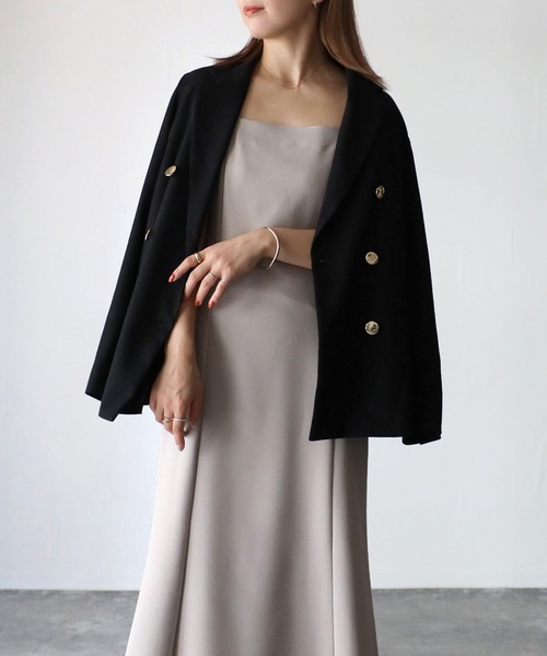 Riberry（リベリー）の「マーメイドキャミワンピース（ワンピース・レディース・ブラック/モカ/グレイッシュベージュ・FREE）」の3枚目の写真