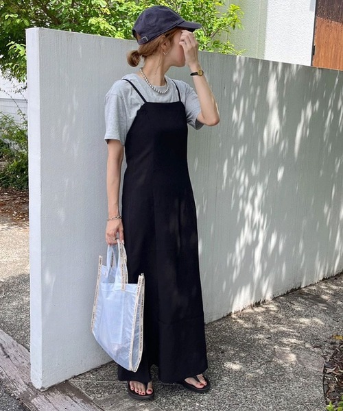 Riberry（リベリー）の「マーメイドキャミワンピース（ワンピース・レディース・ブラック/モカ/グレイッシュベージュ・FREE）」の14枚目の写真