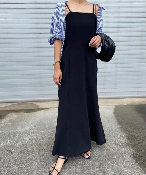 Riberry（リベリー）の「マーメイドキャミワンピース（ワンピース・レディース・ブラック/モカ/グレイッシュベージュ・FREE）」の13枚目の写真