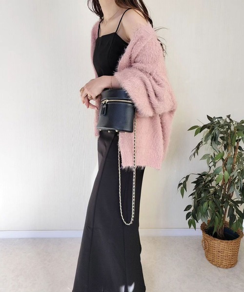 Riberry（リベリー）の「マーメイドキャミワンピース（ワンピース・レディース・ブラック/モカ/グレイッシュベージュ・FREE）」の15枚目の写真