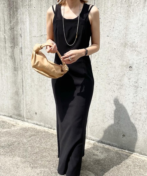 Riberry（リベリー）の「マーメイドキャミワンピース（ワンピース・レディース・ブラック/モカ/グレイッシュベージュ・FREE）」の7枚目の写真