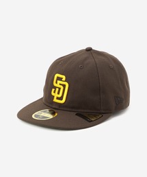 海外限定 パドレス 59FIFTY シュガースカル ブラウン キャップ 73/8 NEW ERA（ニューエラ）の「NEW ERA | 〈別注〉パドレス RETRO