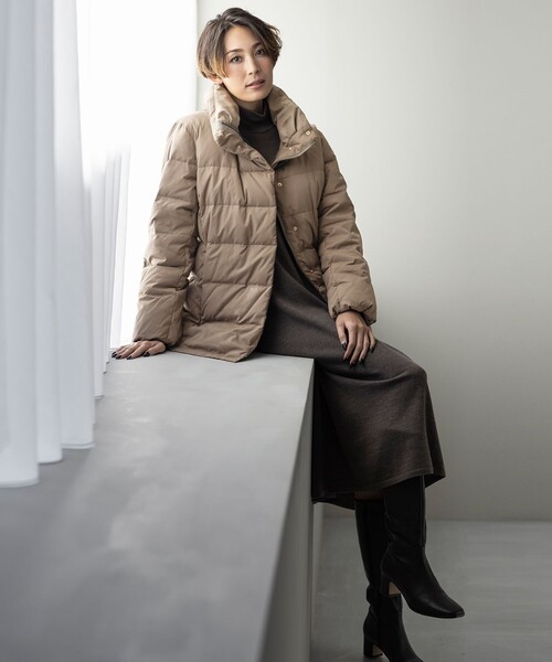 J.PRESS Ladies(J.プレス レディス)の「【WEB限定カラーあり・洗える】EASY WOOL ワンピース(ワンピース・レディース・ブラウン系/ネイビー系/パープル系/グレー系・XS)」の6枚目の写真