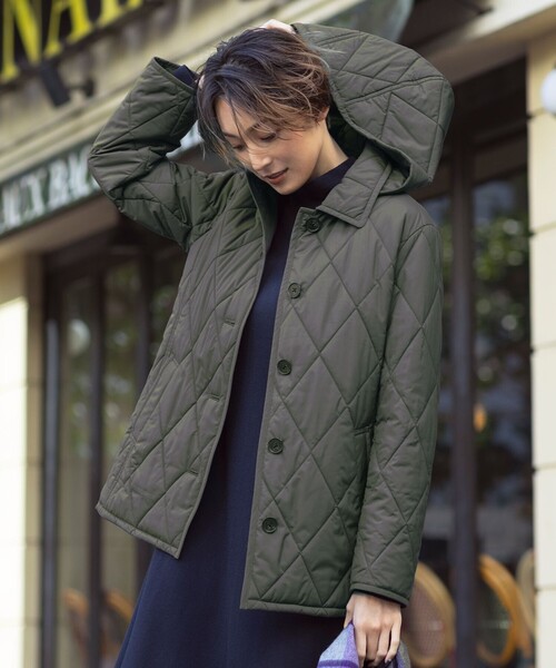 J.PRESS Ladies(J.プレス レディス)の「【WEB限定カラーあり・洗える】EASY WOOL ワンピース(ワンピース・レディース・ブラウン系/ネイビー系/パープル系/グレー系・XS)」の7枚目の写真
