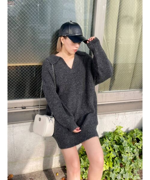 EVRIS（エヴリス）の「【WEB限定】 ボールチェーンミニショルダーバッグ（ショルダーバッグ・レディース・ホワイト/ブラック/レッド/グリーン・FREE）」の8枚目の写真