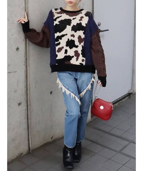 EVRIS（エヴリス）の「【WEB限定】 ボールチェーンミニショルダーバッグ（ショルダーバッグ・レディース・ホワイト/ブラック/レッド/グリーン・FREE）」の15枚目の写真