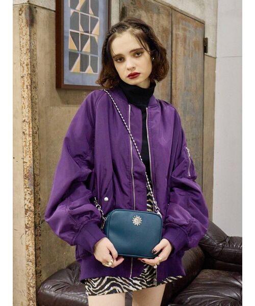 EVRIS（エヴリス）の「【WEB限定】 ボールチェーンミニショルダーバッグ（ショルダーバッグ・レディース・ホワイト/ブラック/レッド/グリーン・FREE）」の13枚目の写真