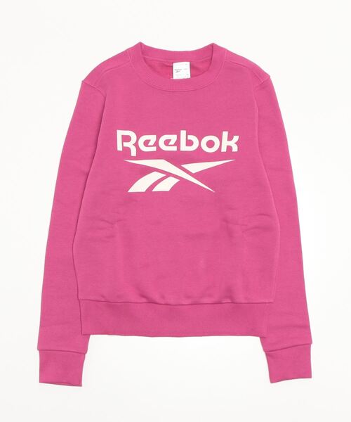 Reebok(リーボック)の「アイデンティティ ロゴ フリース クルー スウェットシャツ / Identity Logo Fleece Crew Sweatshirt(スウェット・レディース・ピンク/ホワイト/ブラック・MEDIUM/X-LARGE/LARGE/X-SMALL/SMALL)」の13枚目の写真