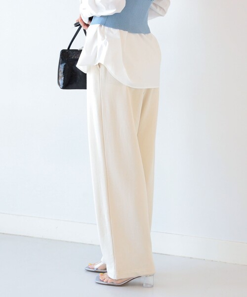 Ray BEAMS(レイビームス)の「Ray BEAMS / カラー スウェット パンツ(スウェットパンツ・レディース・ナチュラル/ロイヤルブルー/レッド系その他3・0/1)」の4枚目の写真