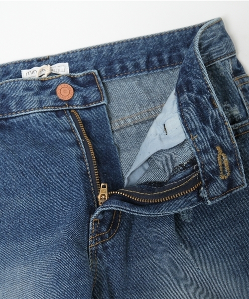 WHO'S WHO gallery（フーズフーギャラリー）の「【minddenim】パッチストレートデニム（デニムパンツ・レディース・ブルー・SMALL/MEDIUM）」の11枚目の写真