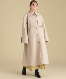 Ray BEAMS | Ray BEAMS / ガンパッチ ステンカラー コート(ステンカラーコート)